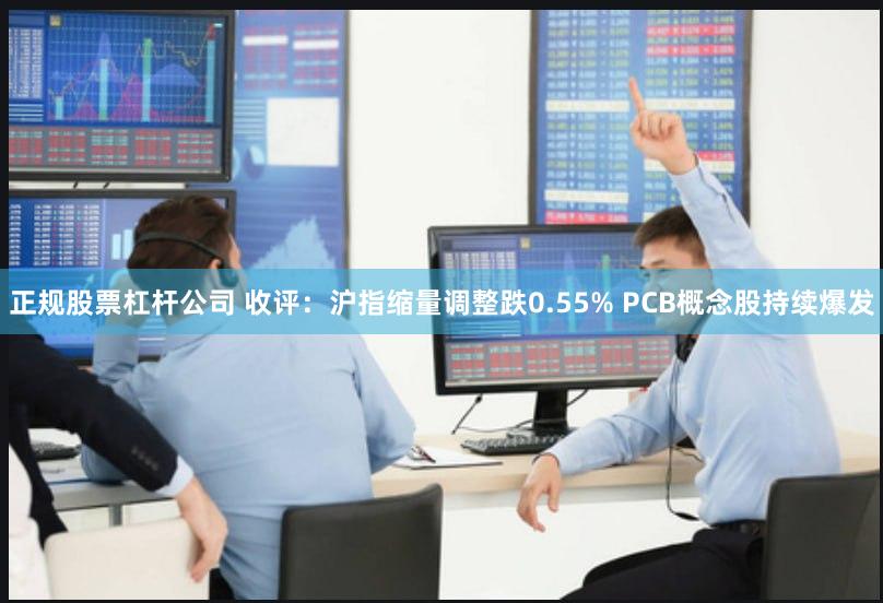 正规股票杠杆公司 收评：沪指缩量调整跌0.55% PCB概念股持续爆发