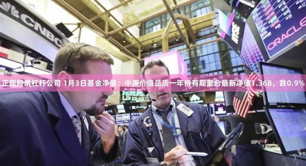 正规股票杠杆公司 1月3日基金净值：中庚价值品质一年持有期混合最新净值1.368，跌0.9%